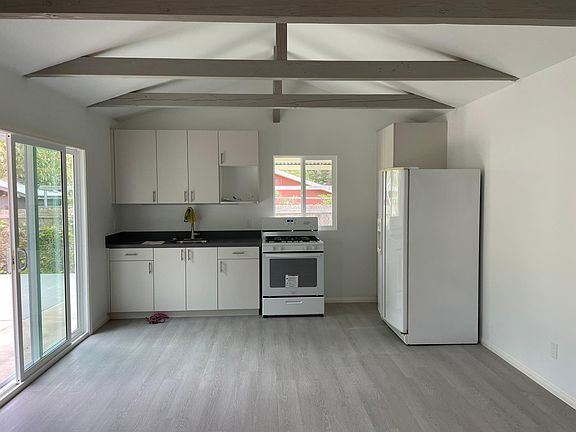 Kitchen and living area