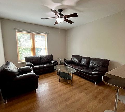 Furnished living room.