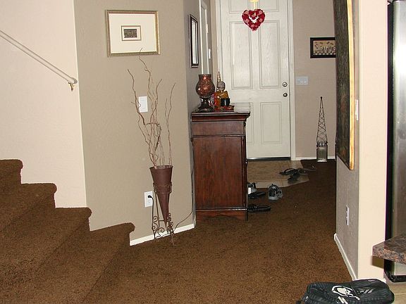 View toward entry
