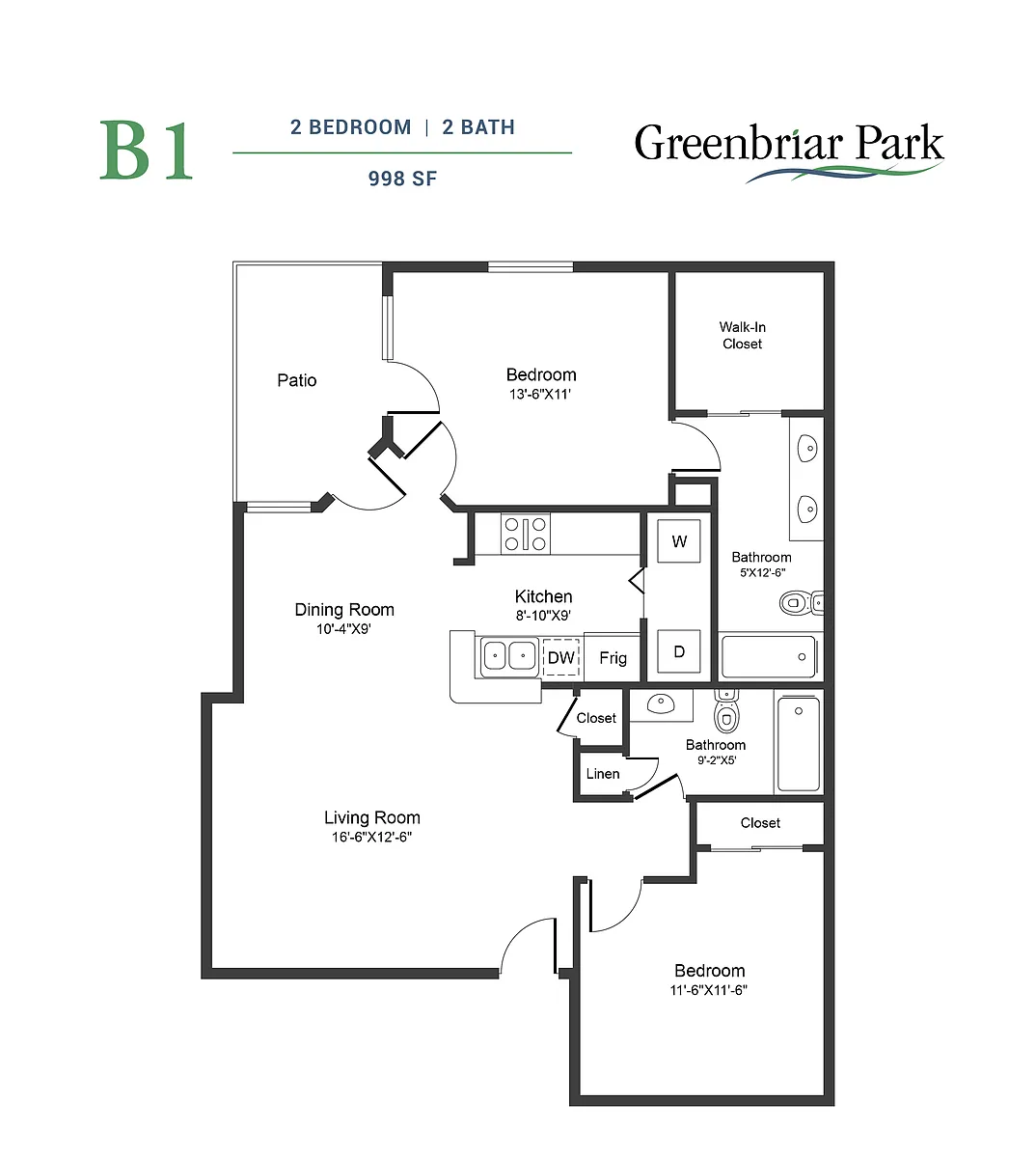 Floor plan B1