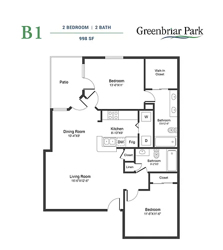 Floor plan B1