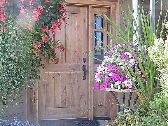 knotty alder front door