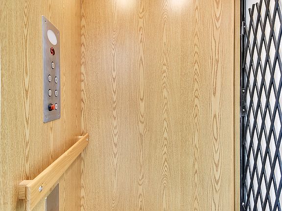 Private elevator!