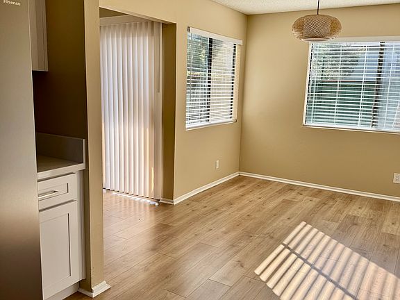 Dining room off kitchen and living room