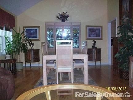 Living Room with Cathedral Ceiling