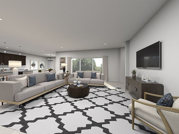 Rendering of the Griffin great room.