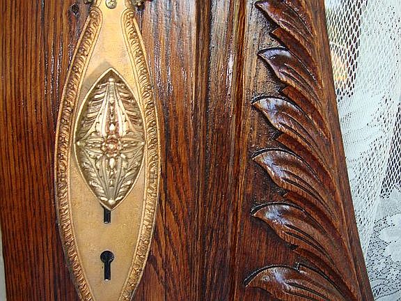 Restored-original hardware throughout home.