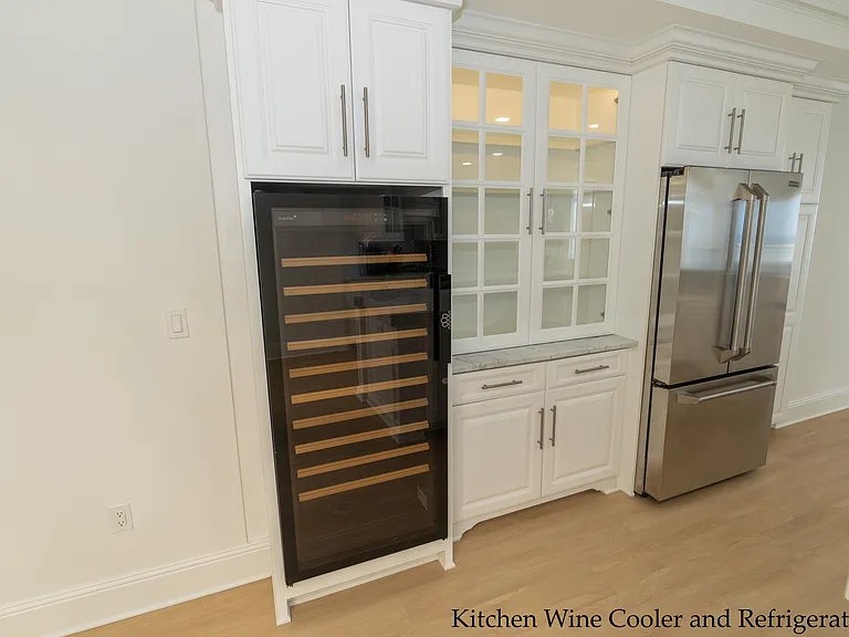 Kitchen Wine Cooler and Refrigerator