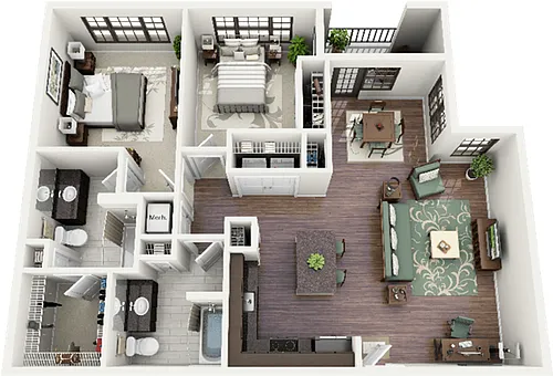 Floor plan Morris Renovated