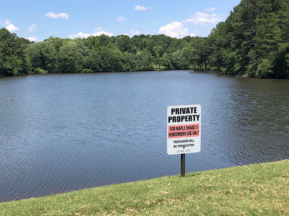 Lake available to residents.