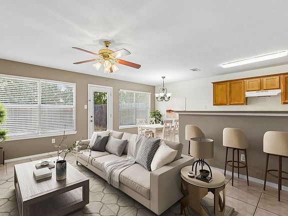 Family room and Kitchen