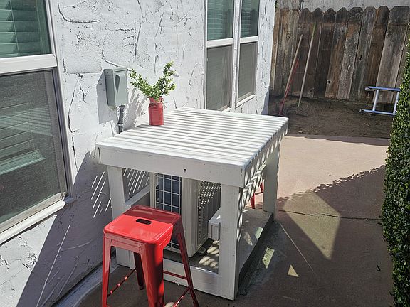 Another view of walk toward front door.