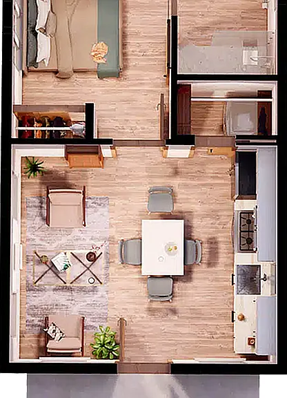 Midtown-Auburn-1x1-Tiny-Home-Floor-Plan