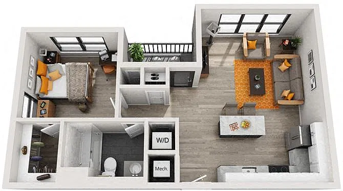 Floor plan Broadway