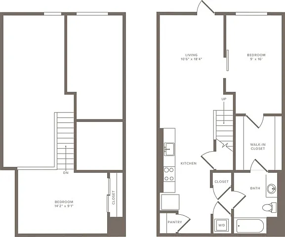 B13L Two Bedroom Loft B13L Two Bedroom Loft