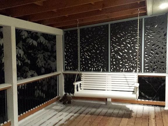 covered ipe wood deck
