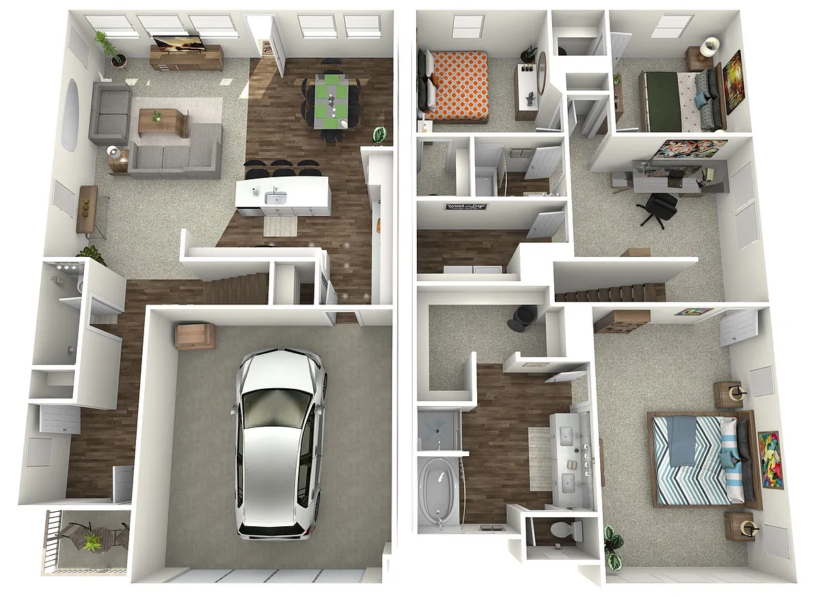 Floor plan Huxley