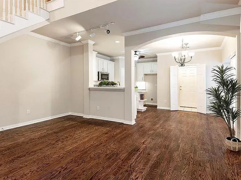 Looking east from Living toward Kitchen, Laundry & Dining (Note: Rfgr. not shown)