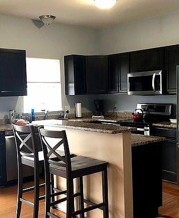 Kitchen with new appliances