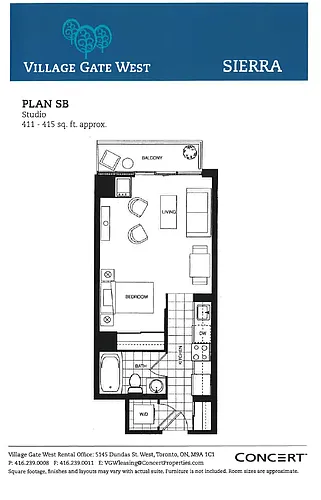 Floor plan Studio