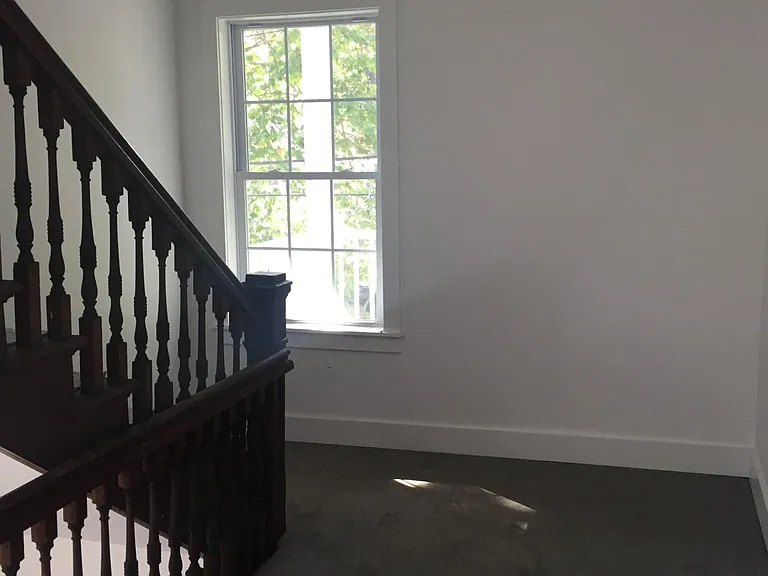 Banister up to second floor landing