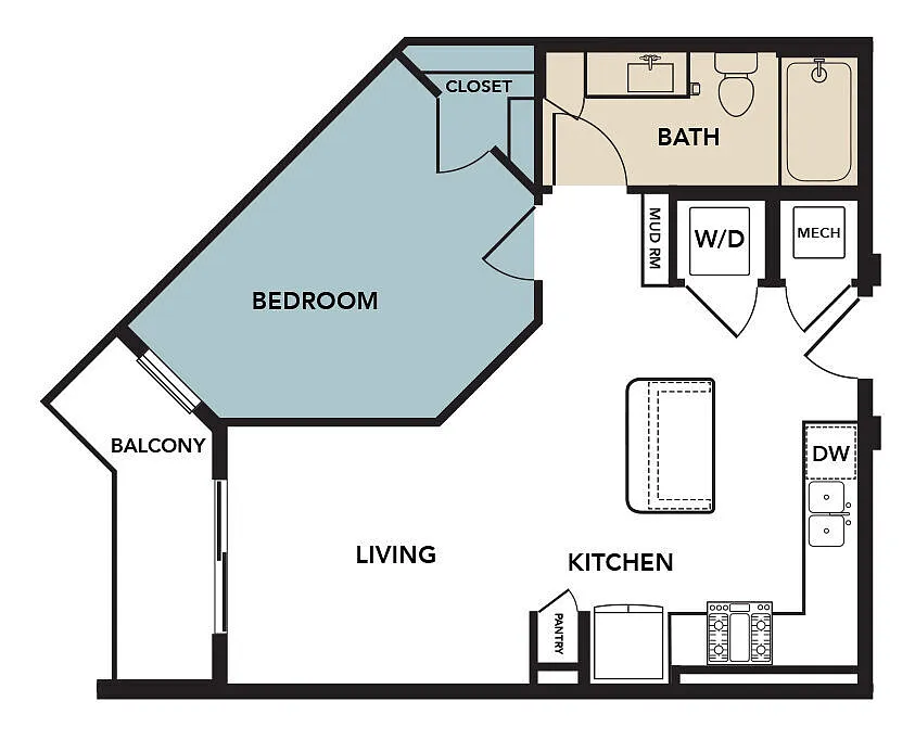 Floor plan A2C