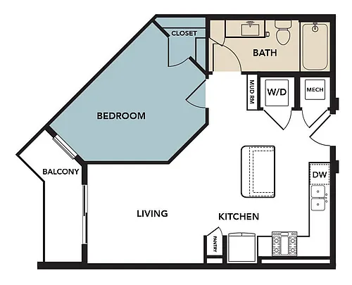 Floor plan A2C