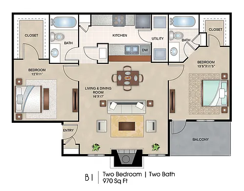 Floor plan The Chandler
