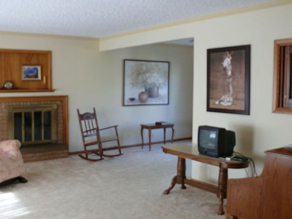 living room into dining room