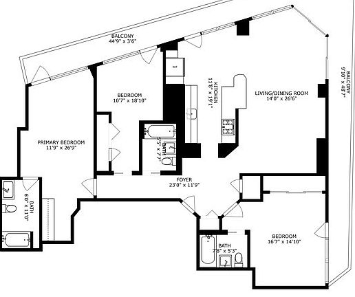2nd image of 201 W 72nd St #Penthouse 1a