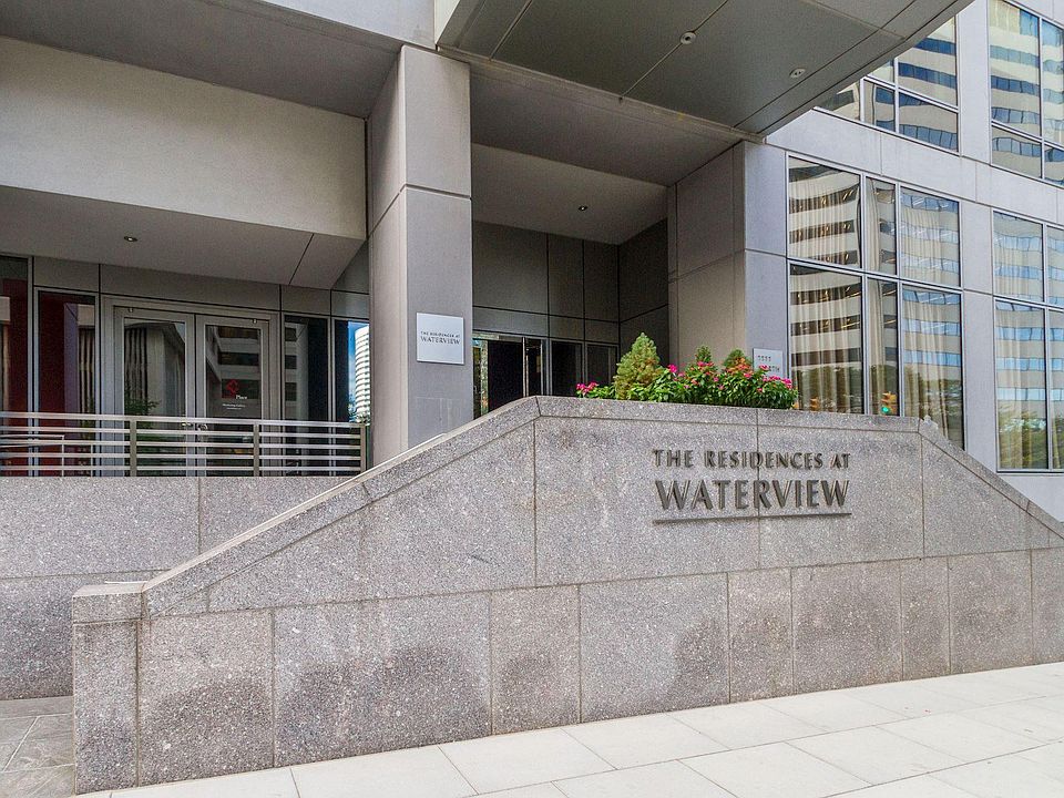 The Waterview building entrance