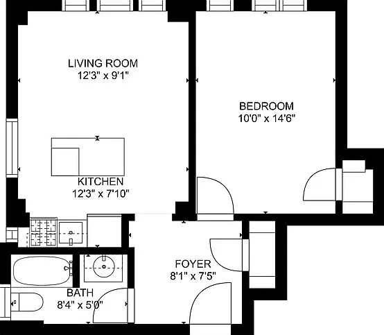 347 W 55th St #7F — Photo 7