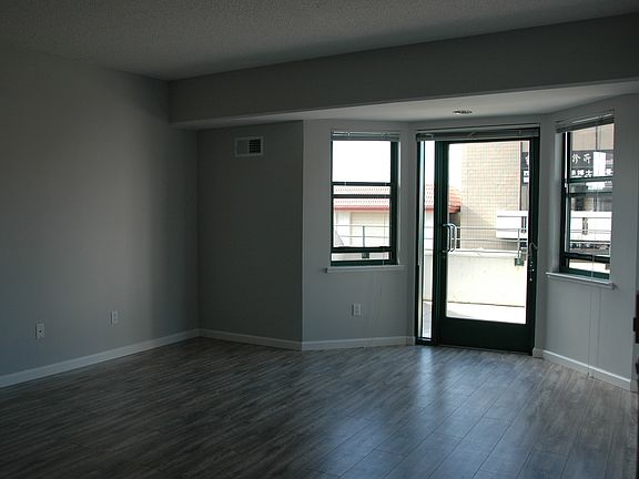 Living area leading to balcony