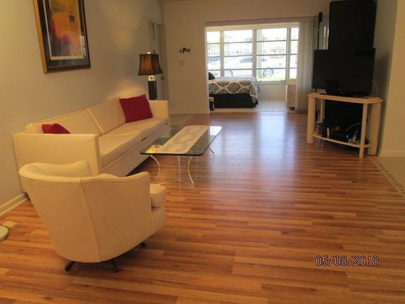 living area with new wood like flooring