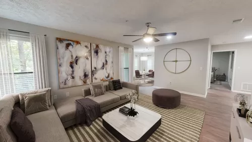Newly Renovated Open Floor Plan Living Space - Park Valley Apartments