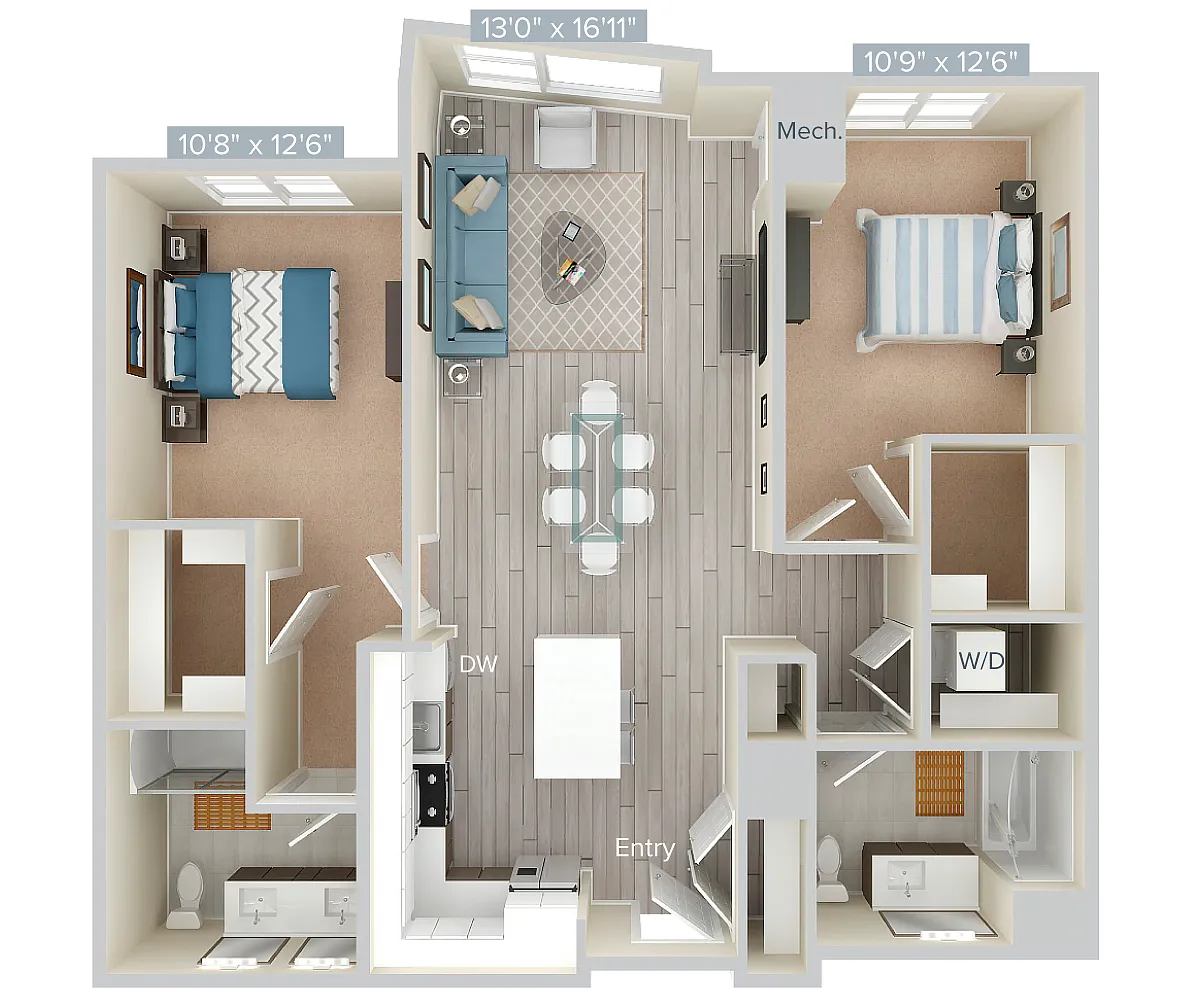 Floor plan B6-1175-1214