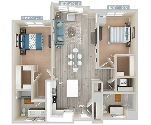 Floor plan B6-1175-1214