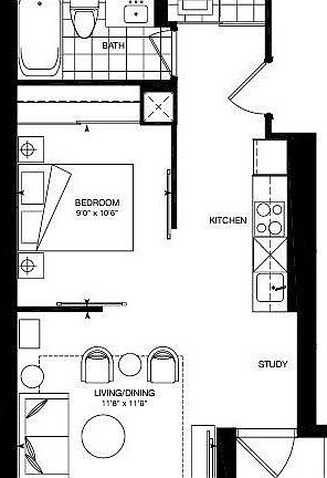 4th image of 395 Bloor St E #5006