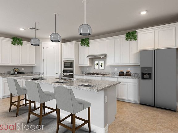 10113 E Wavelength Avenue - Jimson Floorplan - Virtually Staged White Kitchen