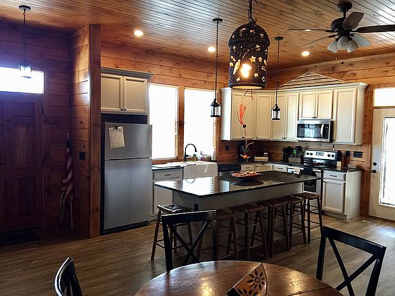 Kitchen and eating area