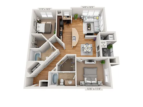 Floor plan Batschelet
