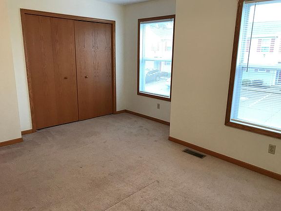 guest bedroom with large closet