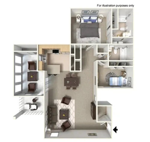 Floor plan B1