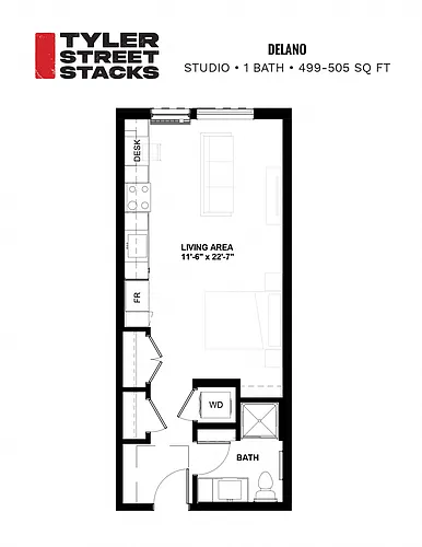 Floor plan Delano