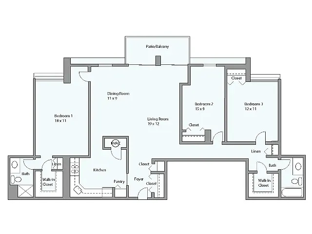 Floor plan Washington - Towers