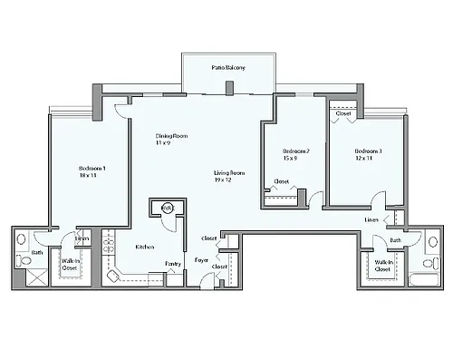 Floor plan Washington - Towers