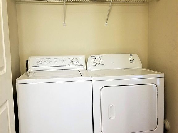 Laundry Room. Washer and Dryer is INCLUDED with rental. It will not be removed.