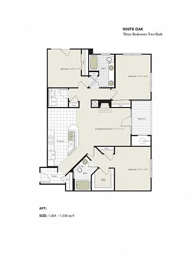 Floor plan White Oak