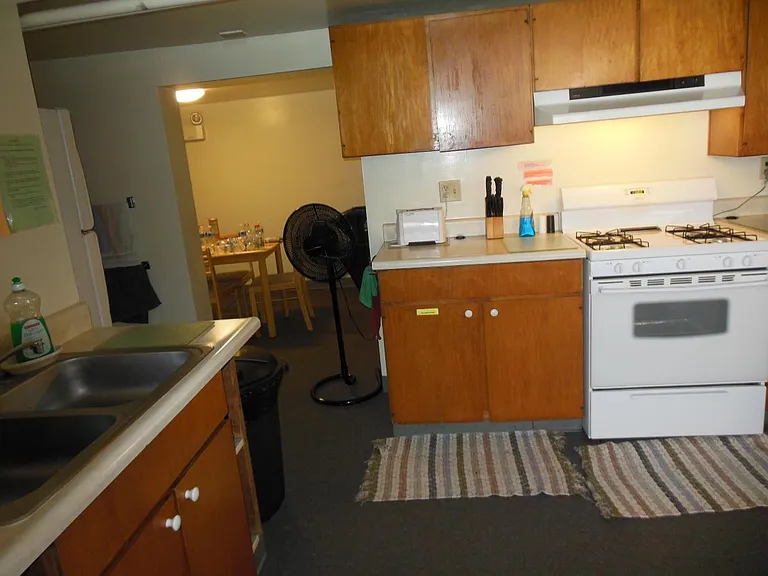 Full kitchen and dining room - completely furnished