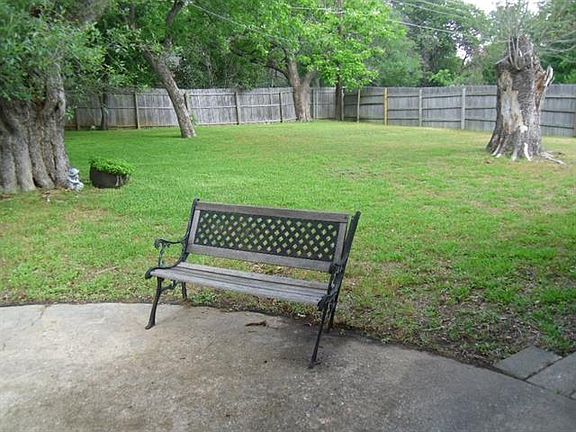 Backyard is park like setting